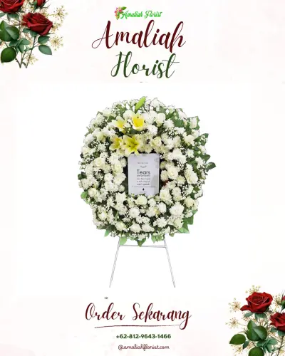 Krans Bunga Duka Cita di Gemuruh