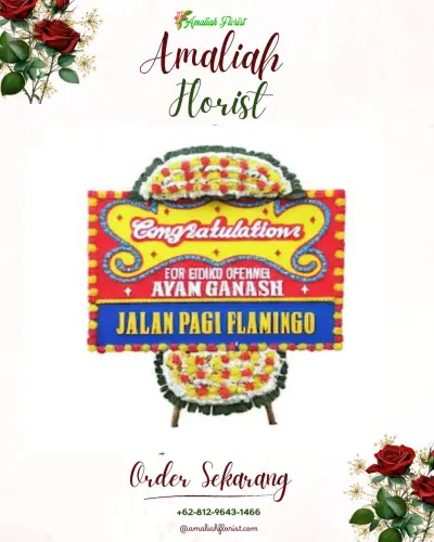 Bunga Papan Congratulation di Gemuruh